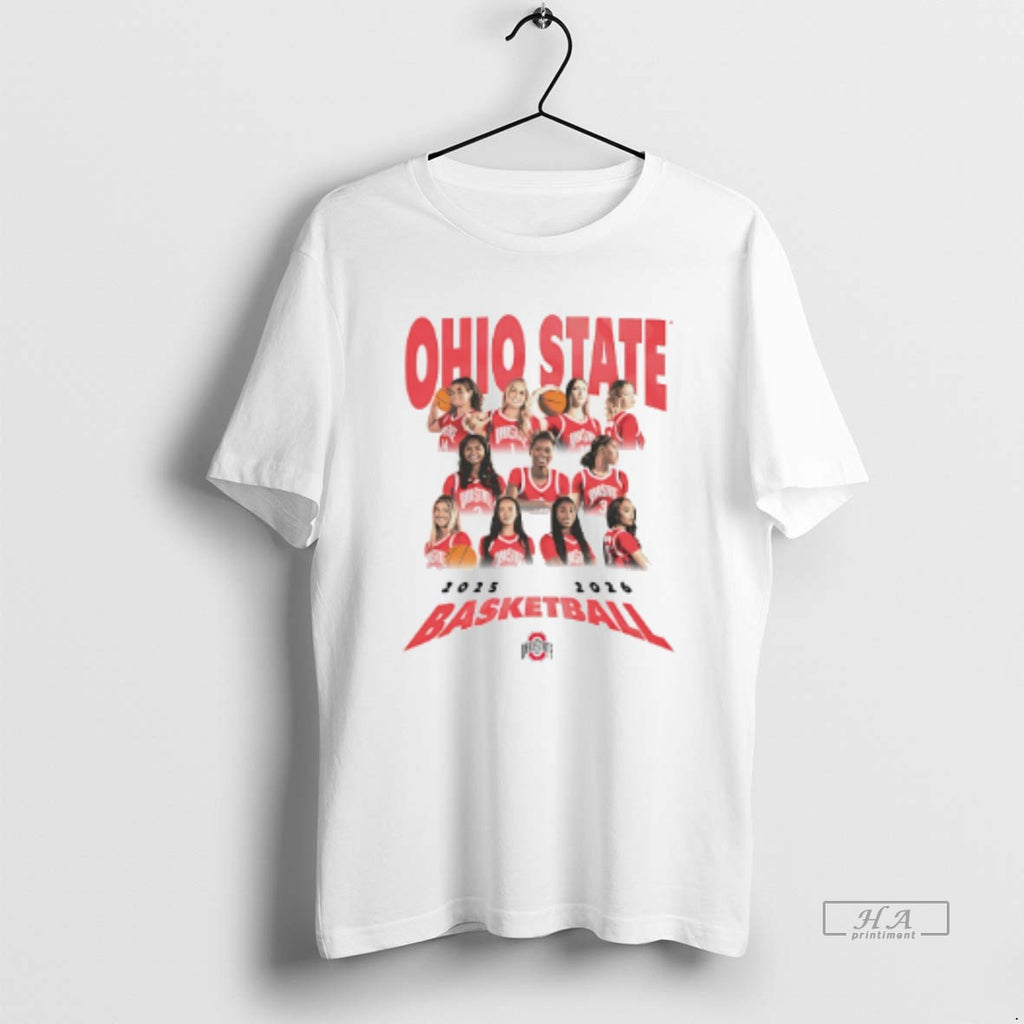 Official Ohio State Womens Basketball 2025 2026 Team Collage