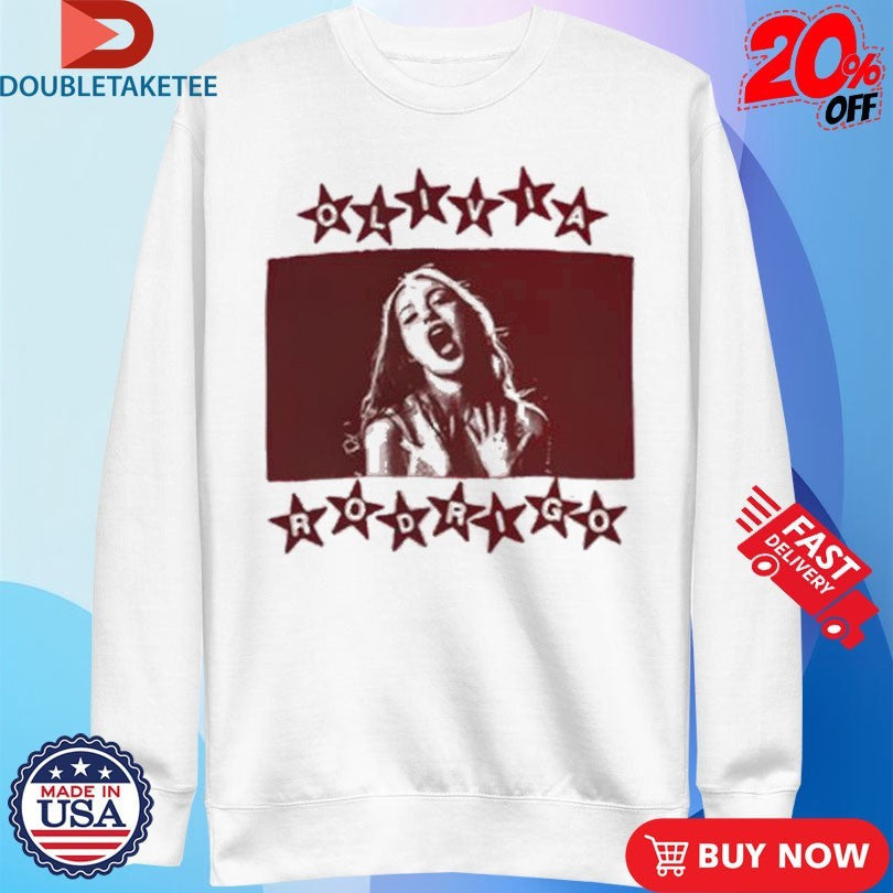 Official Olivia Rodrigo All-American Photo Stars Shirts Unisex , , , Long Sleeve Tee