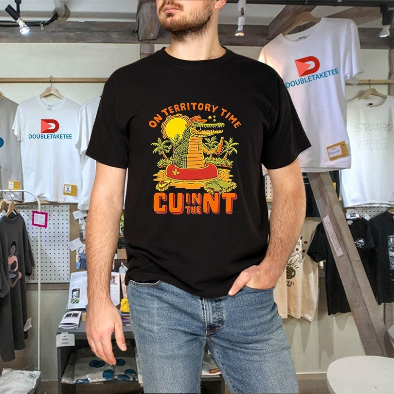 Official On Territory Time Cu In The Nt Gator Shirts Unisex , , , Long Sleeve Tee