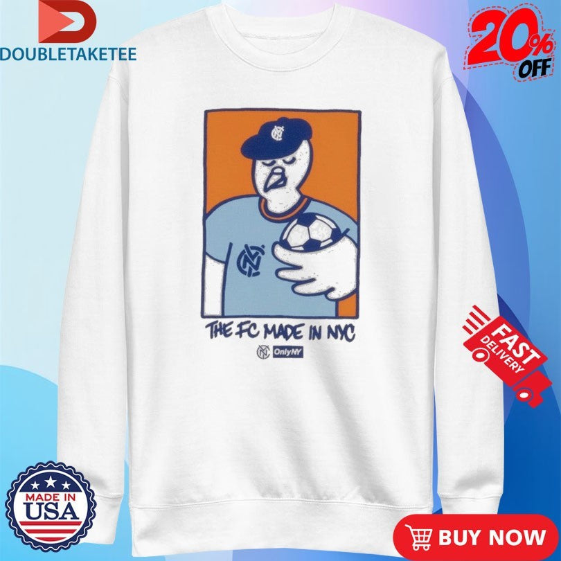 Official Only NY x NYCFC Pigeon Mascot Shirts Unisex , , , Long Sleeve Tee