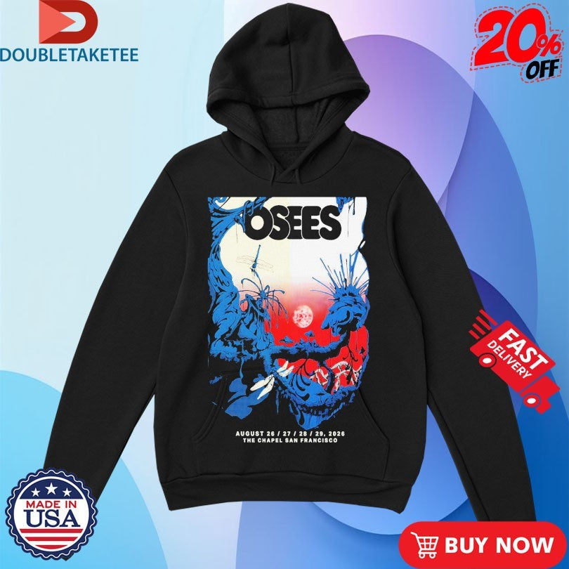 Official Osees The Chapel San Francosci European Tour 2026 Shirts Unisex , , , Long Sleeve Tee