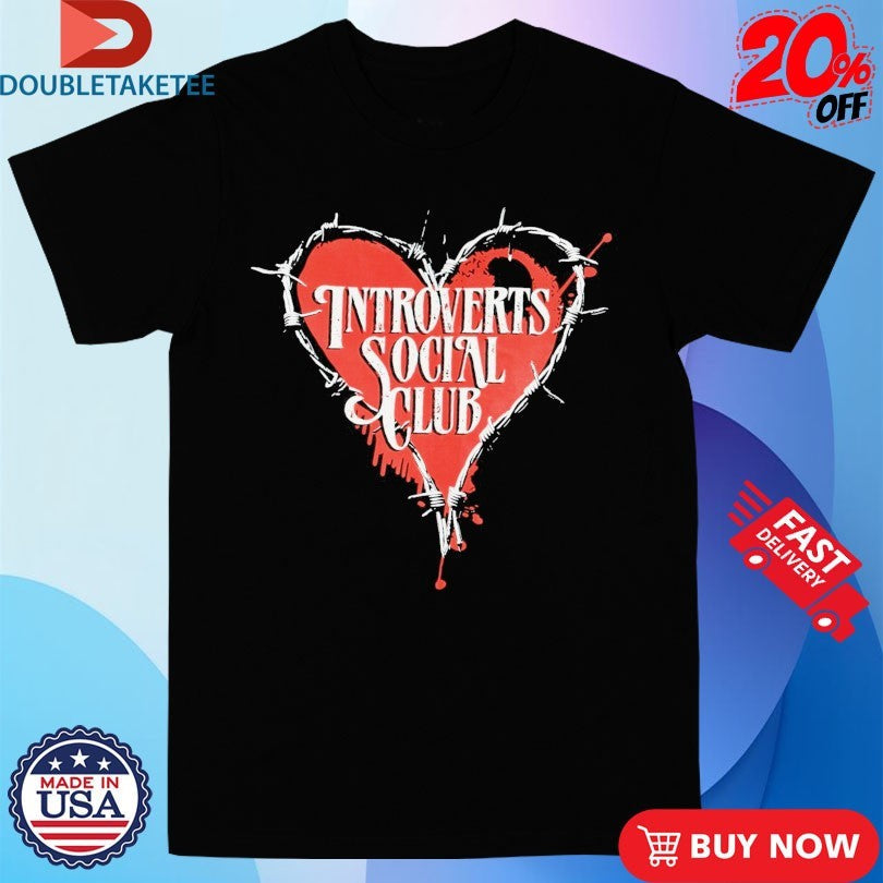 Official Otto By Kris Introverts Social Club Heart Shirts Unisex , , , Long Sleeve Tee