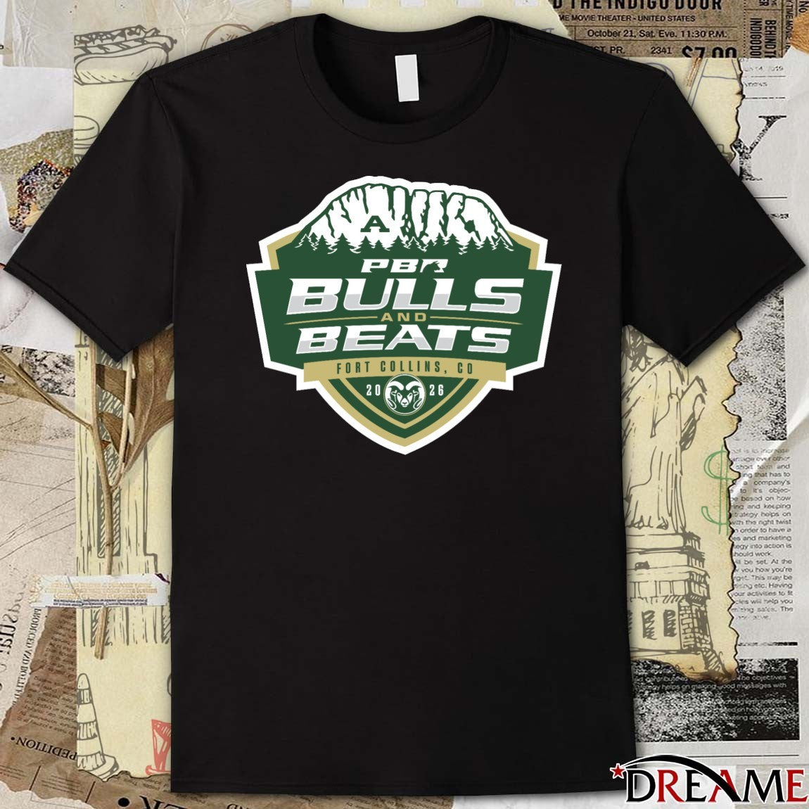 Pbr Bulls Beats Fort Collins Co 2026 Logo Tee Unisex T-shirt, Sweatshirt, Hoodie (1)