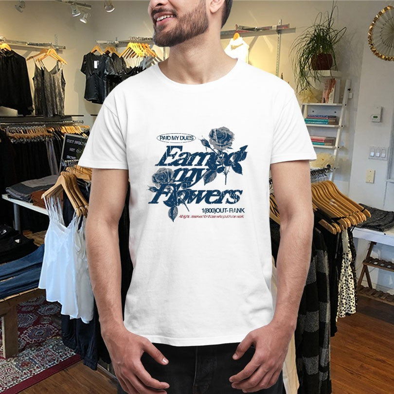 Official Paid My Dues Earned My Flowers Outrank Shirts Unisex , , , Long Sleeve Tee