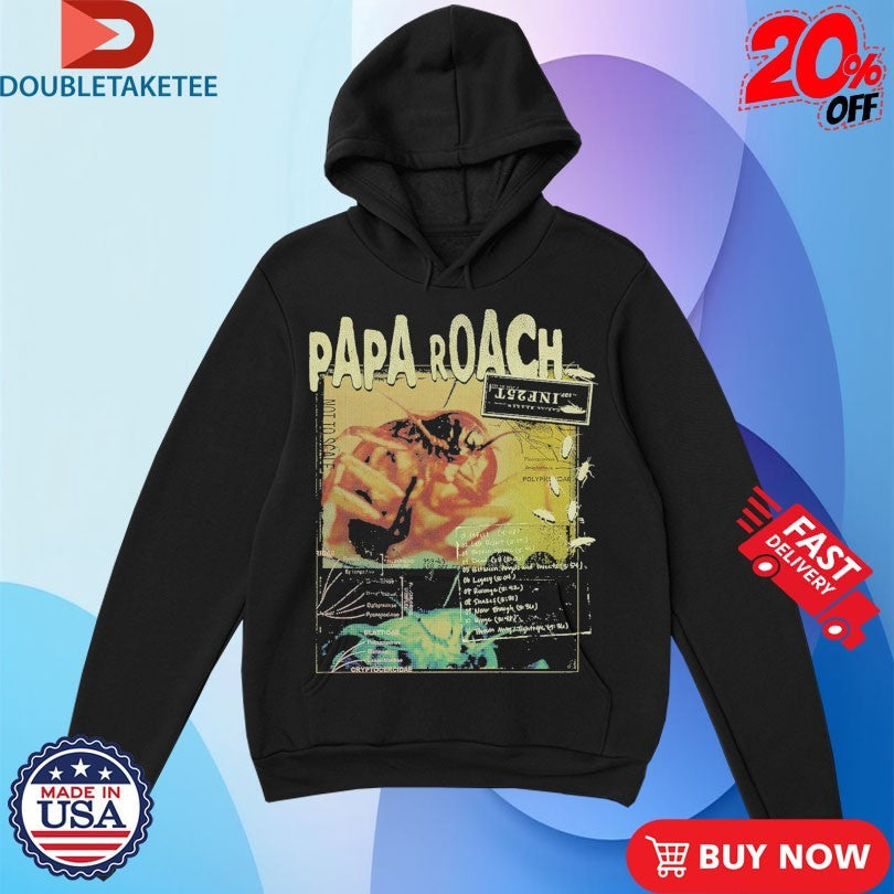 Official Papa Roach Inf25t Scraps Shirts Unisex , , , Long Sleeve Tee