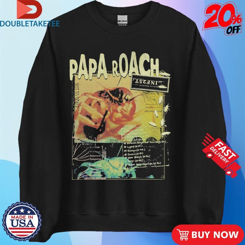 Official Papa Roach Inf25t Scraps Shirts Unisex , , , Long Sleeve Tee