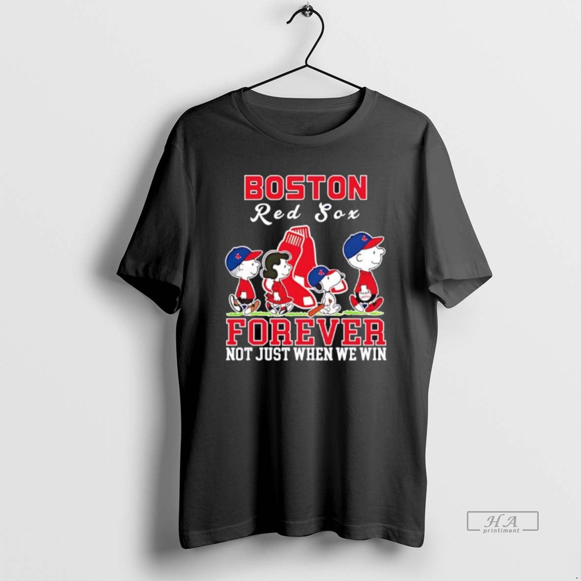 Official Peanuts Boston Red Sox Forever Not Just When We Win T-Shirts