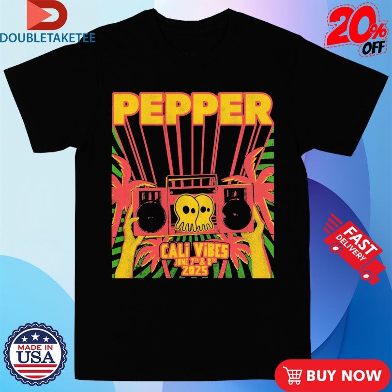 Official Pepper Cali Vibes June 2025 Radio Shirts Unisex , , , Long Sleeve Tee