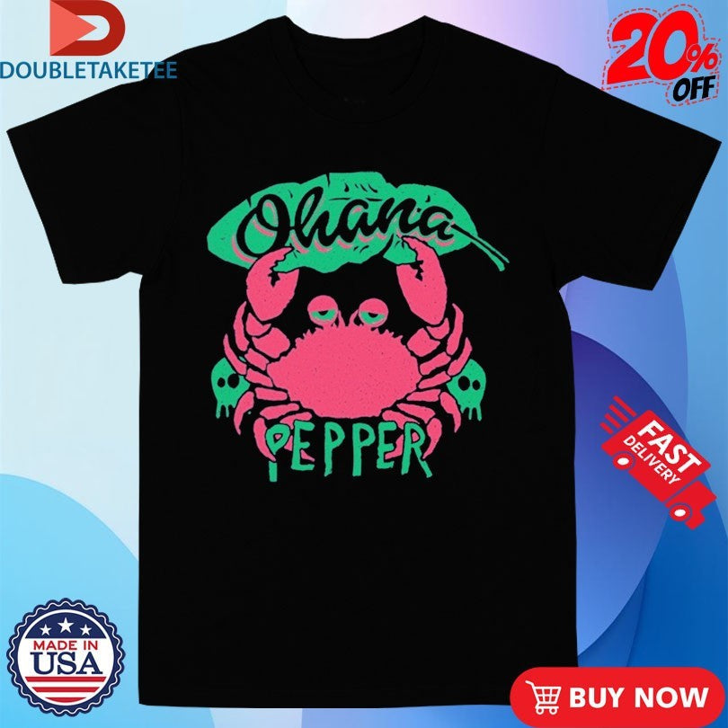 Official Pepper Ohana Crab Shirts Unisex , , , Long Sleeve Tee