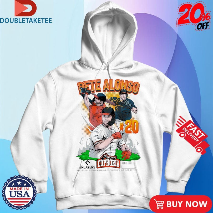 Official Pete Alonso #20 Planet Euphoria Shirts Unisex , , , Long Sleeve Tee