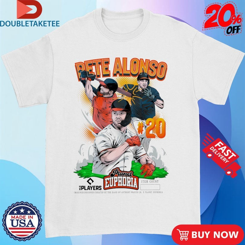 Official Pete Alonso #20 Planet Euphoria Shirts Unisex , , , Long Sleeve Tee