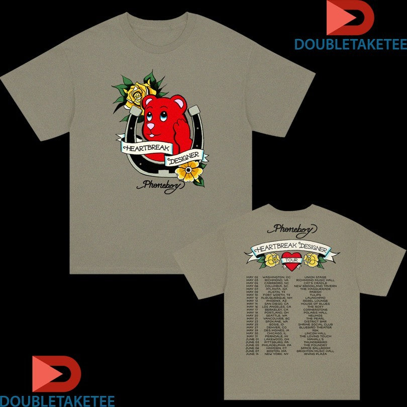 Official Phoneboy Hardy Heartbreak Designer 2025 Tour Dates Shirts Unisex , , , Long Sleeve Tee