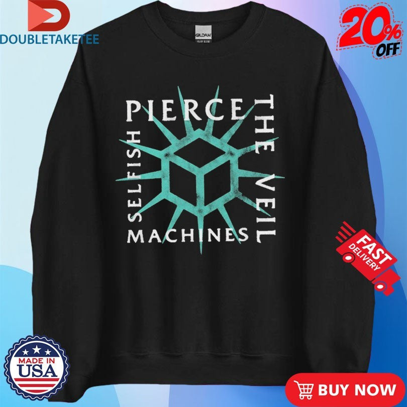 Official Pierce The Veil Selfish Machines Boxed In Shirts Unisex , , , Long Sleeve Tee