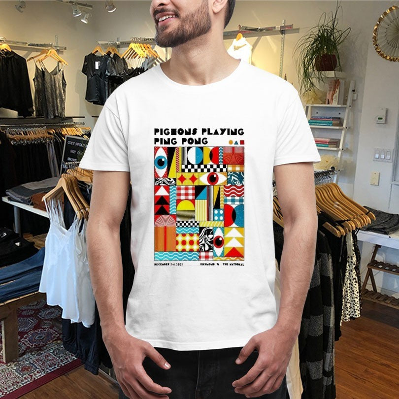 Official Pigeons Playing Ping Pong Richmond Virginia Event At The National On December 5-6 2025 Eyes Shirts