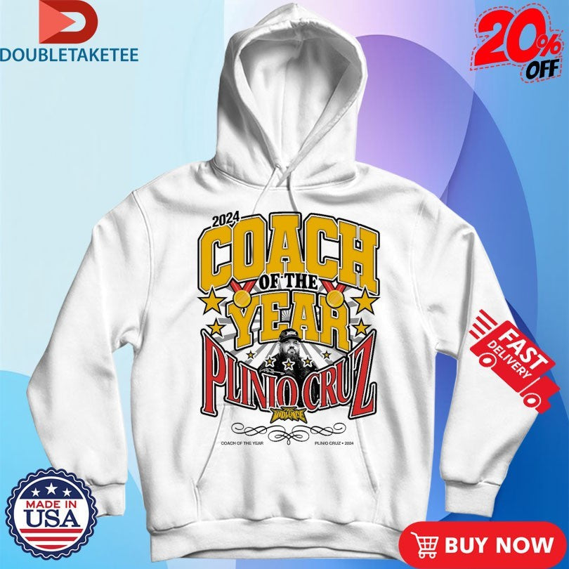 Official Plinio Cruz X Full Violence Coach Of The Year 2024 Shirts Unisex , , , Long Sleeve Tee