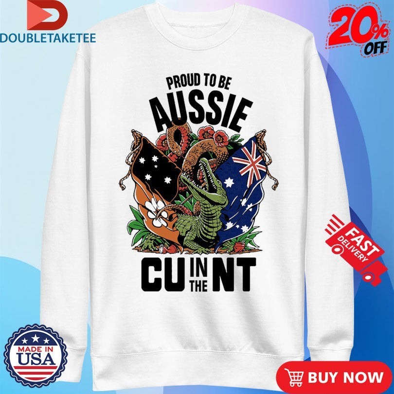 Official Proud To Be Aussie Australia CU In The NT Pride Gator Shirts Unisex , , , Long Sleeve Tee