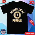 Official Purdue Boilermakers Braden Smith 3 Name Number Ball Shirts Unisex , , , Long Sleeve Tee