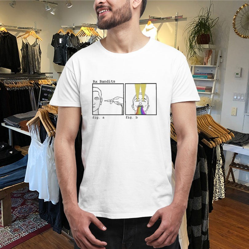Official RX Bandits Plug Into The Rainbow Shirts Unisex , , , Long Sleeve Tee