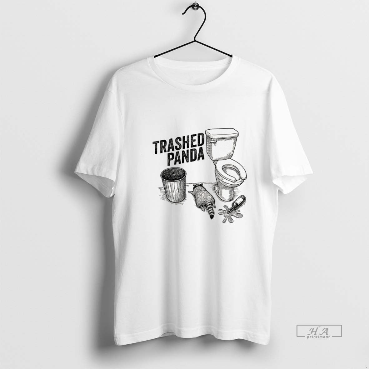 Official Raccoon Trashed Panda T-Shirts