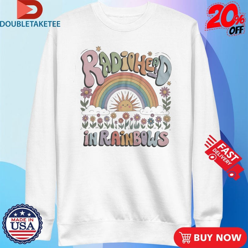 Official Radiohead In Rainbows Sun Shirts Unisex , , , Long Sleeve Tee