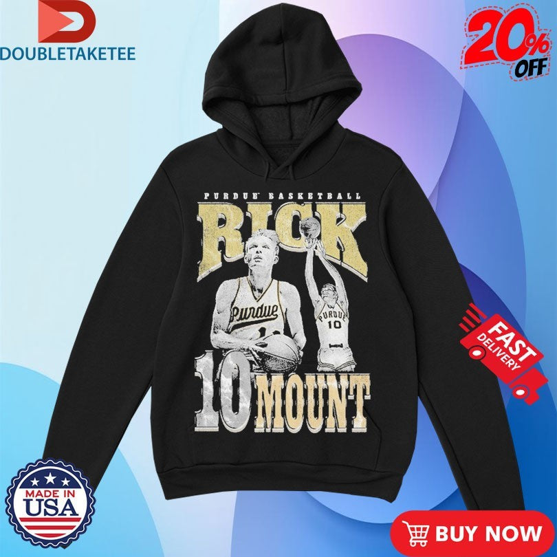 Official Rick Mount 10 Player Posture Purdue Boilermakers Basketball Shirts Unisex , , , Long Sleeve Tee