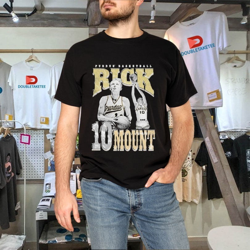 Official Rick Mount 10 Player Posture Purdue Boilermakers Basketball Shirts Unisex , , , Long Sleeve Tee