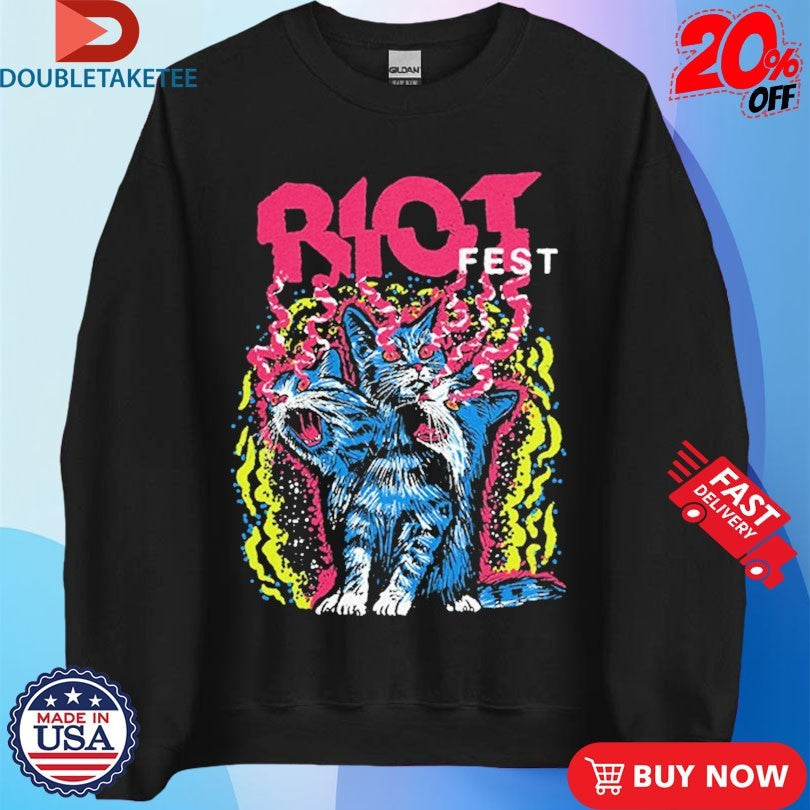 Official Riot Fest Cats Shirts Unisex , , , Long Sleeve Tee