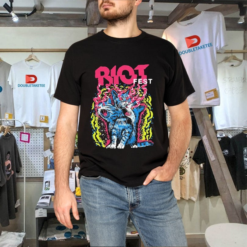 Official Riot Fest Cats Shirts Unisex , , , Long Sleeve Tee