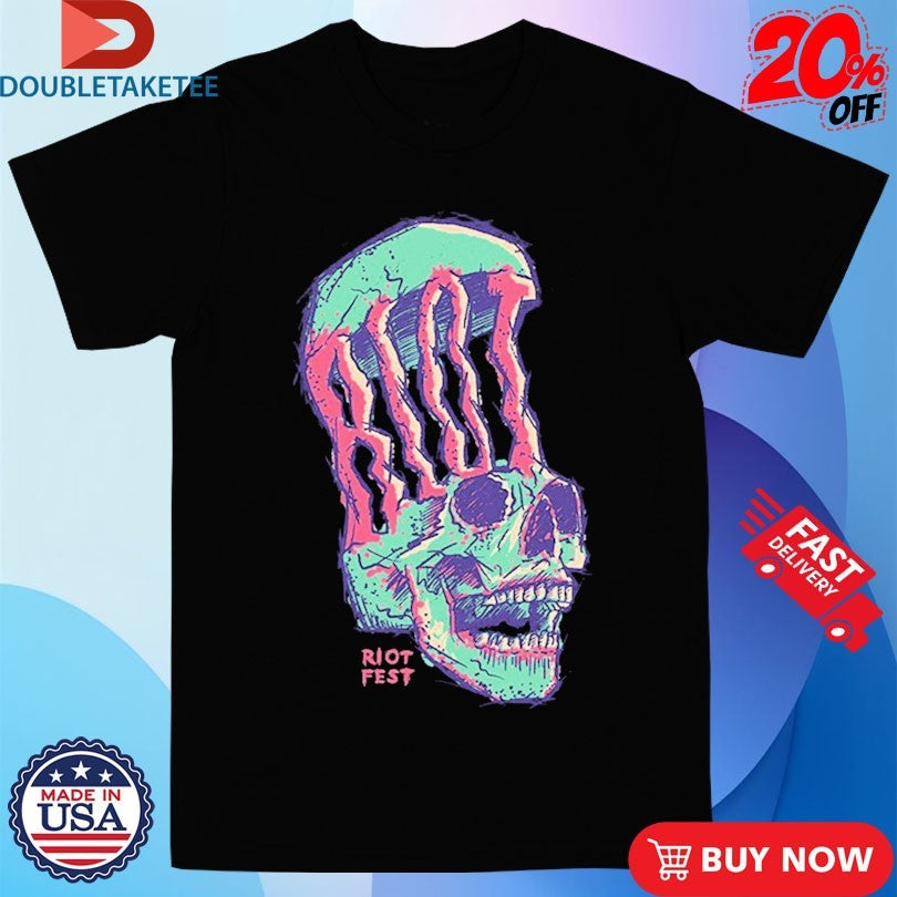 Official Riot Fest Skull Shirts Unisex , , , Long Sleeve Tee