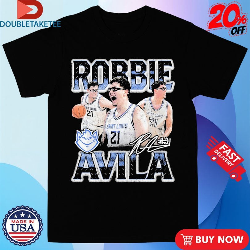 Official Robbie Avila Saint Louis Billikens 90s Player Signature Shirts Unisex , , , Long Sleeve Tee