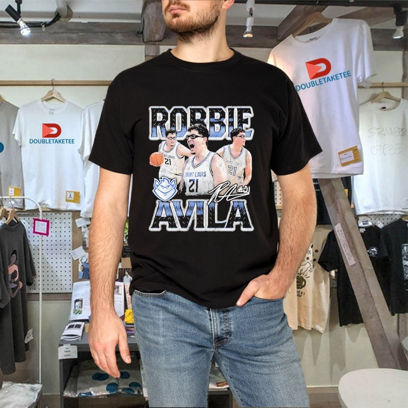 Official Robbie Avila Saint Louis Billikens 90s Player Signature Shirts Unisex , , , Long Sleeve Tee