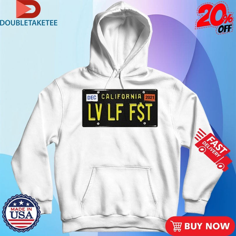 Official Roddy Ricch Live Life Fast LLF California License Shirts Unisex , , , Long Sleeve Tee