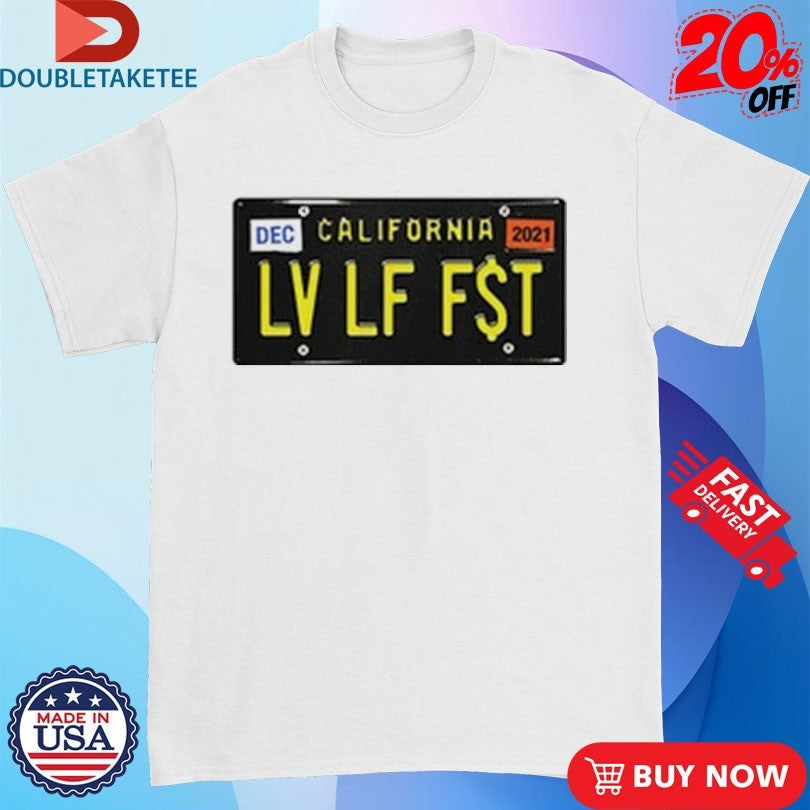 Official Roddy Ricch Live Life Fast LLF California License Shirts Unisex , , , Long Sleeve Tee
