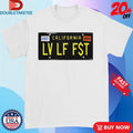 Official Roddy Ricch Live Life Fast LLF California License Shirts Unisex , , , Long Sleeve Tee