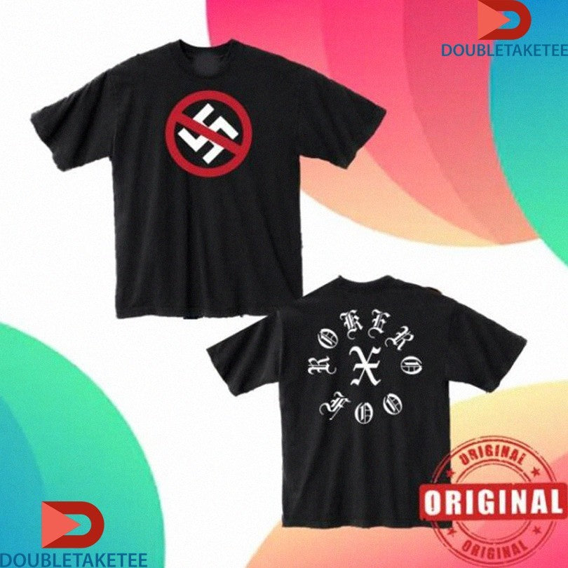 Official Rokero X Foo Fuck Nazis 2.0 Shirts Unisex , , , Long Sleeve Tee
