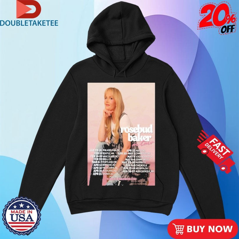 Official Rosebud Baker On Tour 2026 Dates Shirts Unisex , , , Long Sleeve Tee