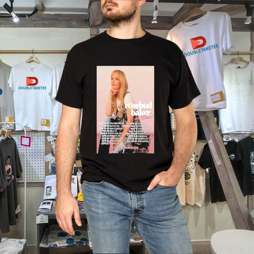 Official Rosebud Baker On Tour 2026 Dates Shirts Unisex , , , Long Sleeve Tee
