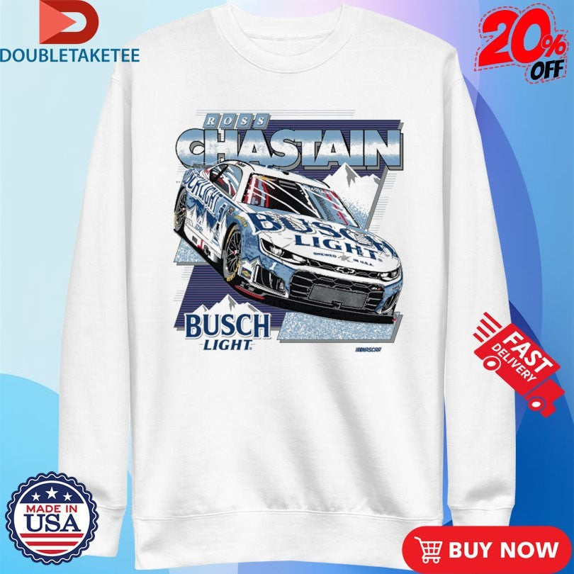 Official Ross Chastain #1 2026 Busch Light Nascar s Unisex , , , Long Sleeve Tee