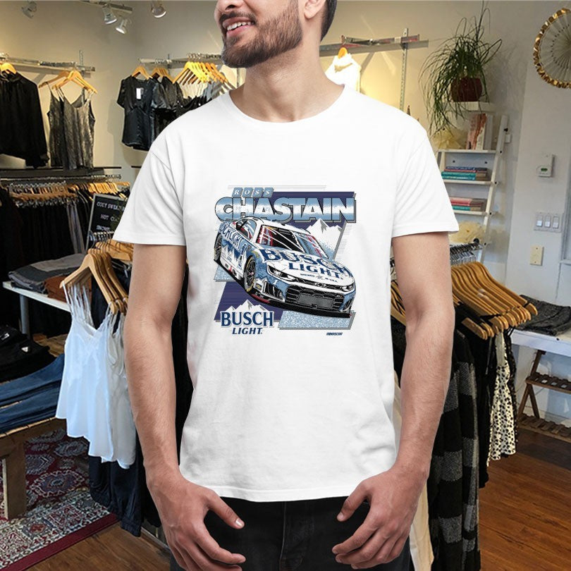 Official Ross Chastain #1 2026 Busch Light Nascar s Unisex , , , Long Sleeve Tee