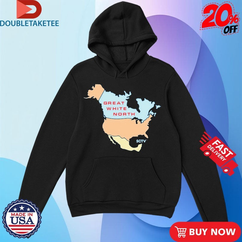 Official SCTV Great White North Map Shirts Unisex , , , Long Sleeve Tee