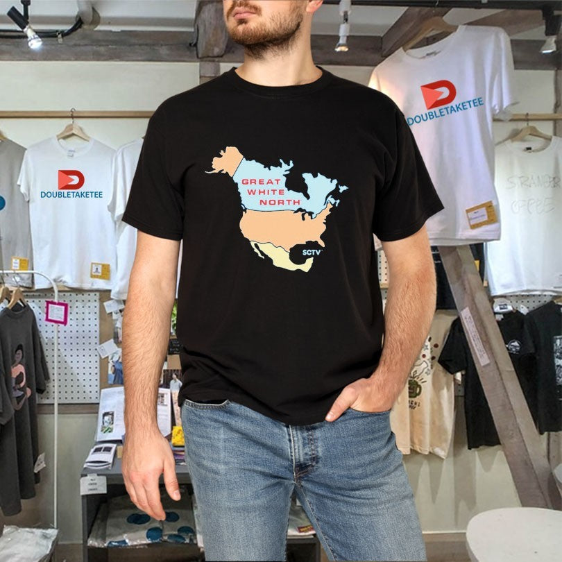 Official SCTV Great White North Map Shirts Unisex , , , Long Sleeve Tee