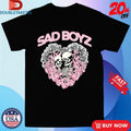 Official Sad Boyz Skeleton Heart Rose Shirts Unisex , , , Long Sleeve Tee