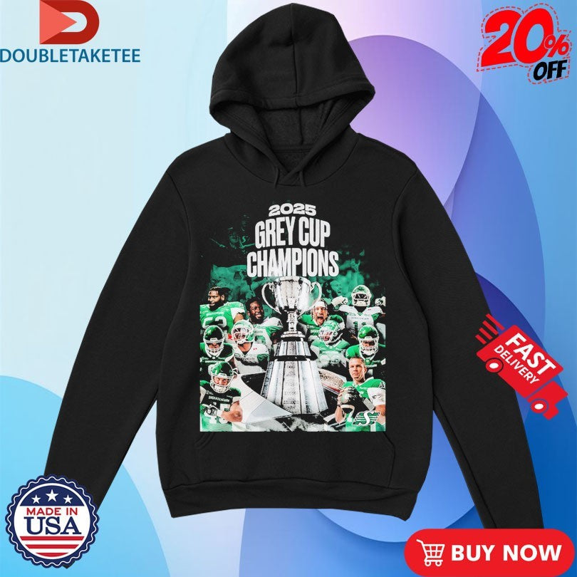 Official Saskatchewan Roughriders 2025 Grey Cup Champions Are Trophies Shirts Unisex , , , Long Sleeve Tee