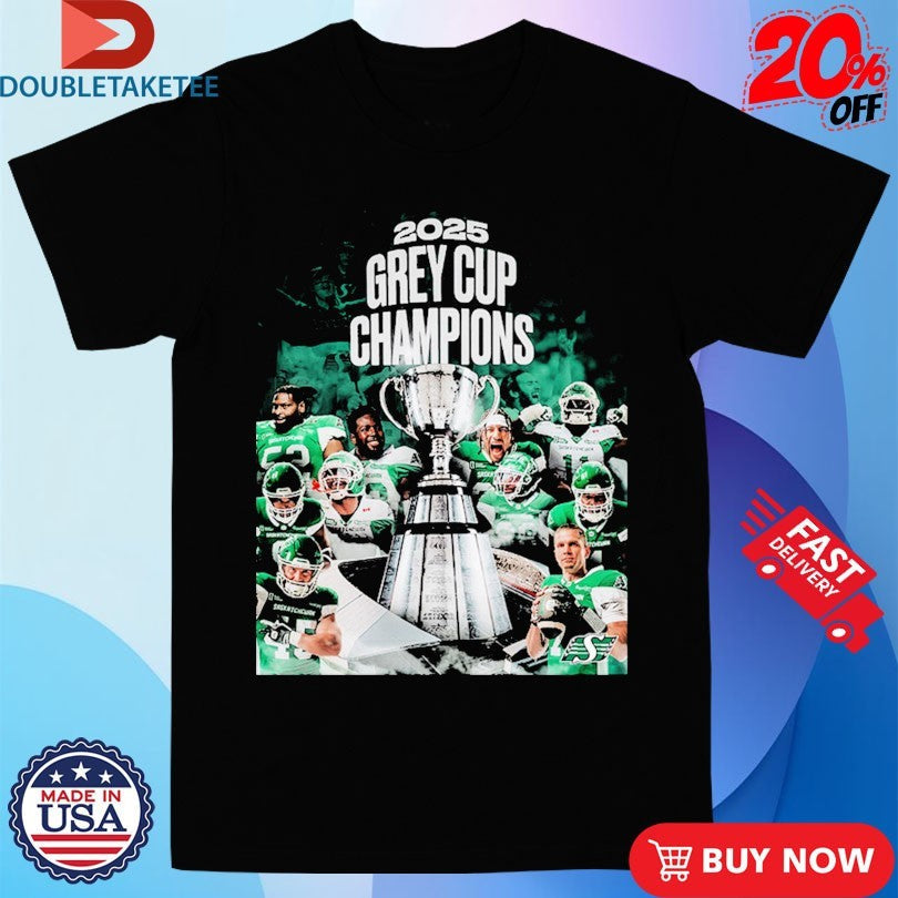 Official Saskatchewan Roughriders 2025 Grey Cup Champions Are Trophies Shirts Unisex , , , Long Sleeve Tee