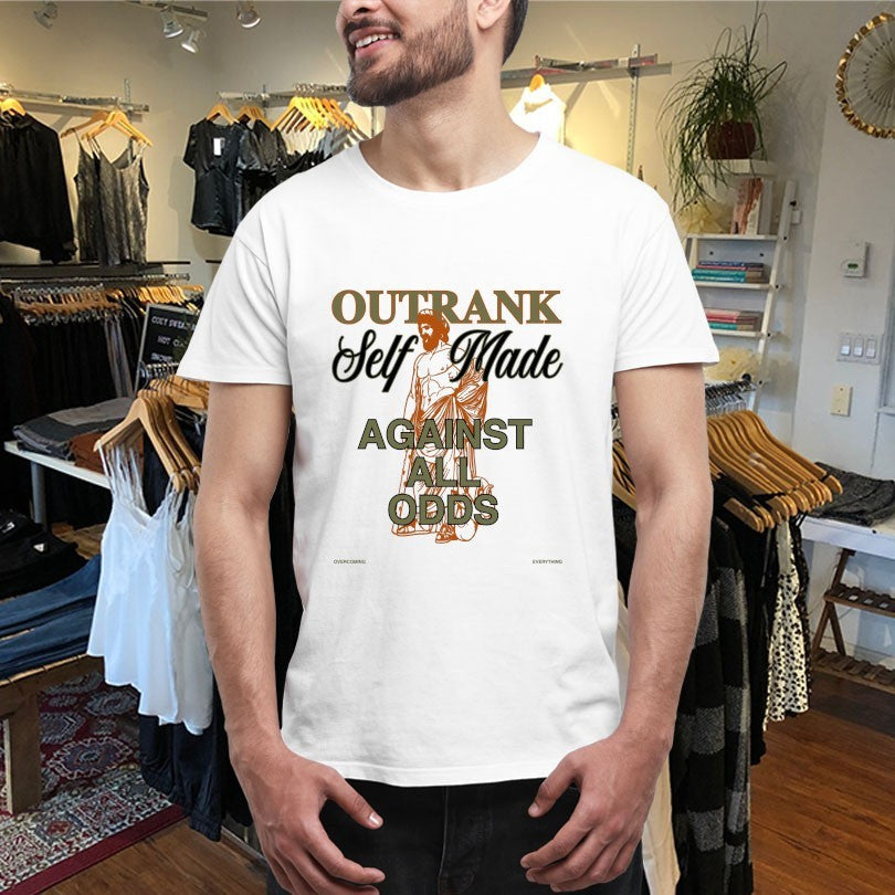Official Self Made Against All Odds Outrank Shirts Unisex , , , Long Sleeve Tee
