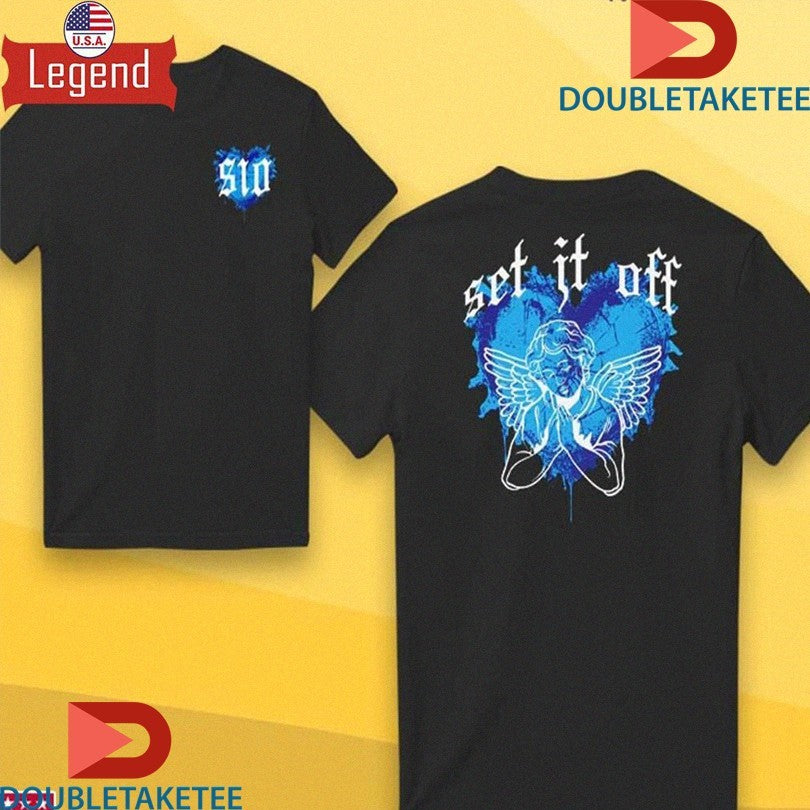 Official Set It Off Valentine’s Cupid Shirts Unisex , , , Long Sleeve Tee