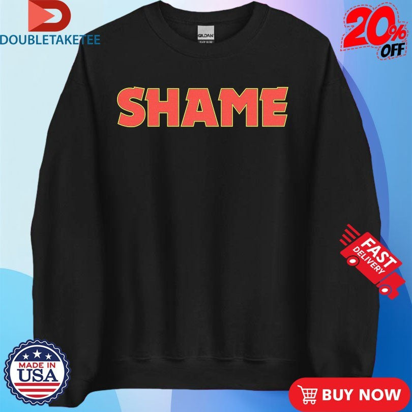 Official Shame Red Logo Shirts Unisex , , , Long Sleeve Tee