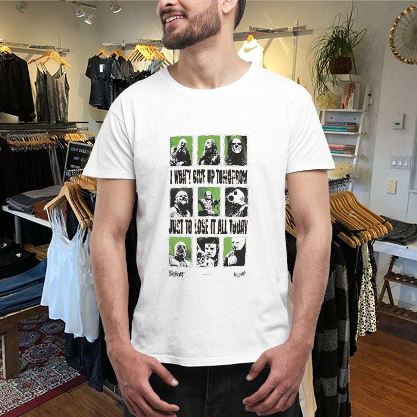 Official Slipknot x Welcome Skateboards I Won’t Give Up Tomorrow Just To Lose It All Today Shirts