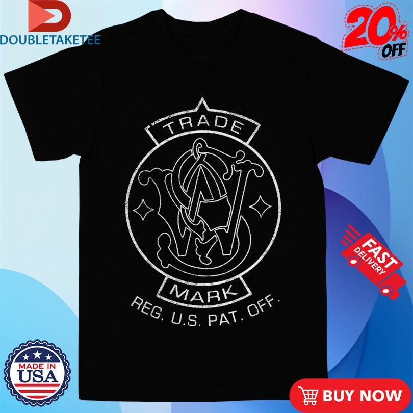Official Smith &amp; Wesson Trade Mark Reg Us Pat Off Logo Shirts Unisex , , , Long Sleeve Tee