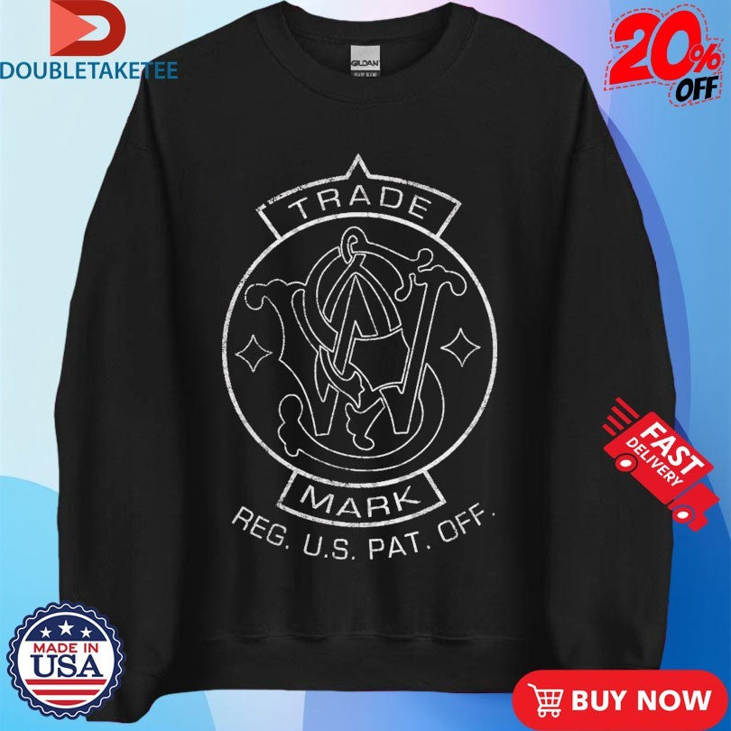 Official Smith &amp; Wesson Trade Mark Reg Us Pat Off Logo Shirts Unisex , , , Long Sleeve Tee